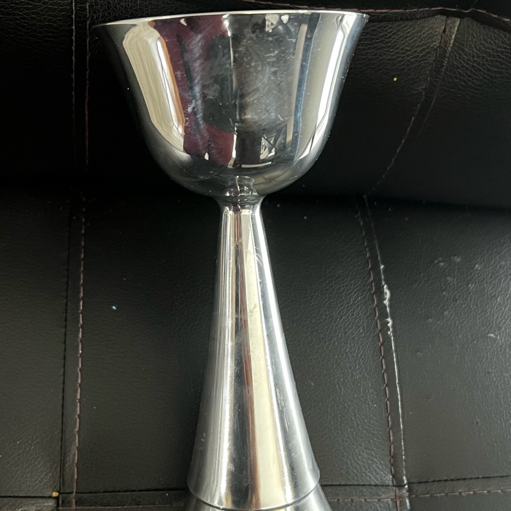 Nambe Silver Chalice Goblet